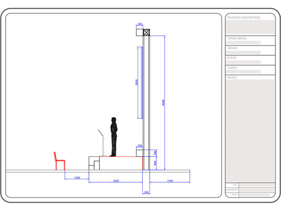 Deansgate Side Elevation Sight Lines