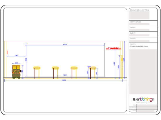 DHL CAD Plan Front Elevation